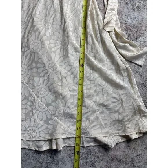 Show Me Your Mumu Dress Sarah XL Creamy Daisy Burnout Maxi Bridal Wedding Boho - Picture 10 of 11